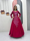 Pc 564 Vichitra Silk Heavy Embrodery Sequence Work Gown Wholesale Clothing Suppliers In India